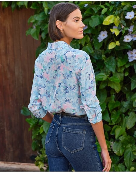 Pure Washed Silk Shirt