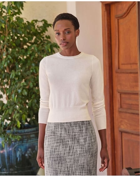 Cashmere Cropped Sweater