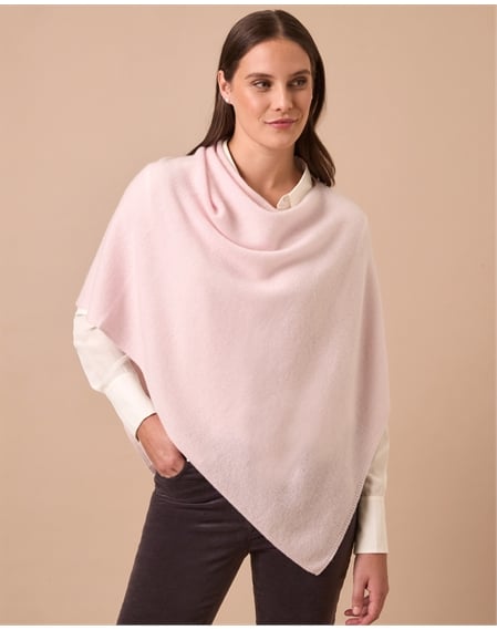 Organic Cashmere Gassato Poncho
