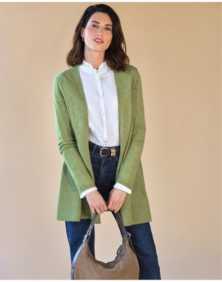 Gassato Lightweight Cashmere Swing Cardigan