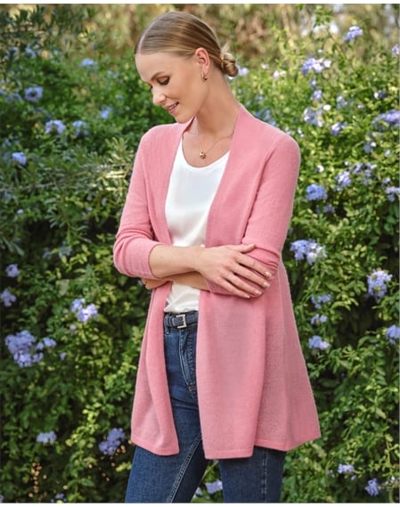 Gassato Lightweight Cashmere Swing Cardigan