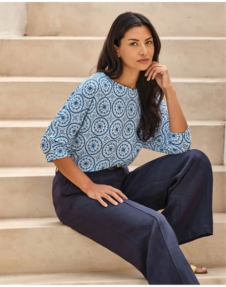 Linen 3/4 Sleeve