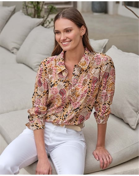 Pure Washed Silk Shirt