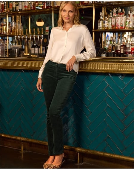 Washed Velvet Jean