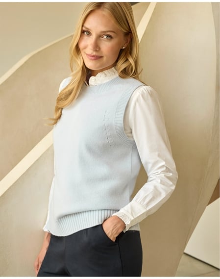 Wool Cashmere Lofty Tank