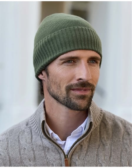Mens Pure Cashmere Hat