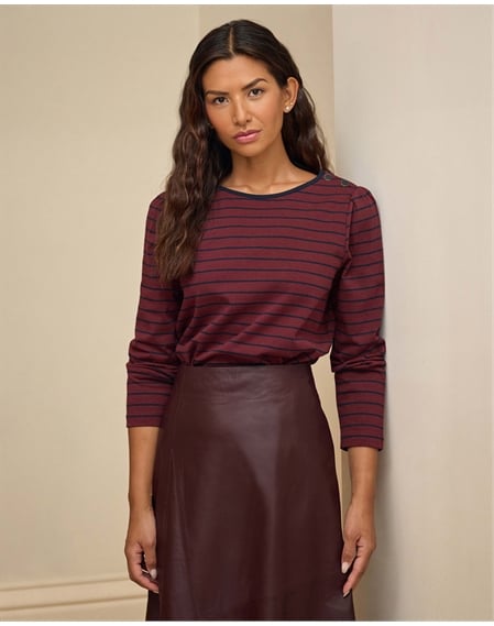 Button Long Sleeve Tee