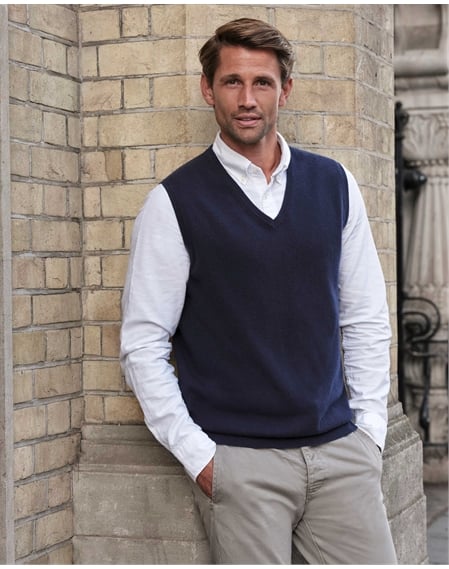 Mens Cashmere Vest