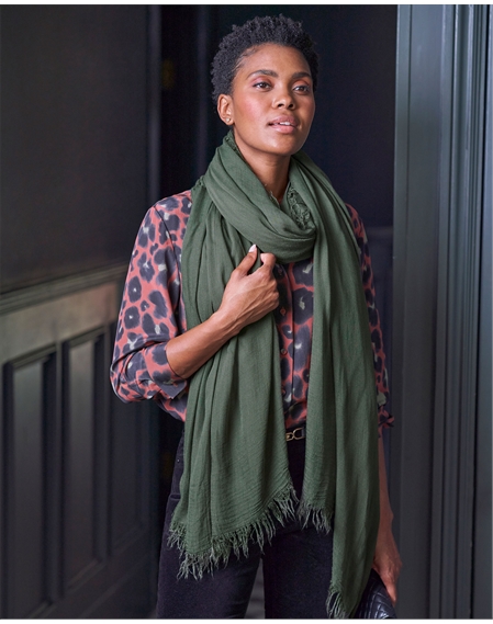 Elegant and Soft Long Shawl Scarf Get Ready to Shine at Your Next