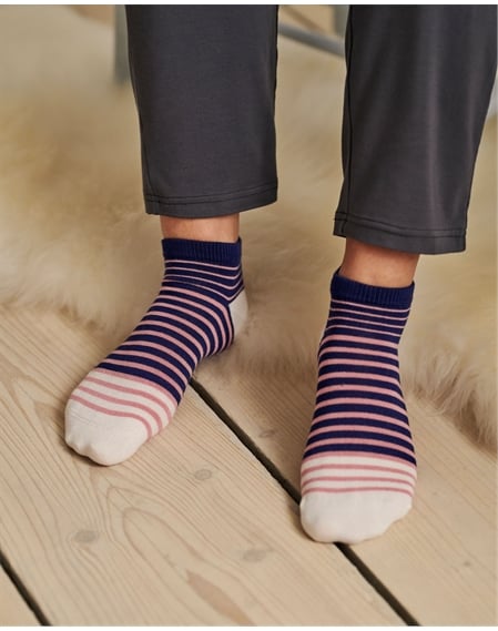 Stripe Trainer Sock