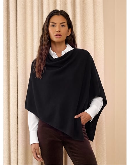 Organic Cashmere Gassato Poncho