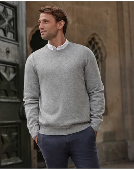 Mens Cashmere Crew Sweater