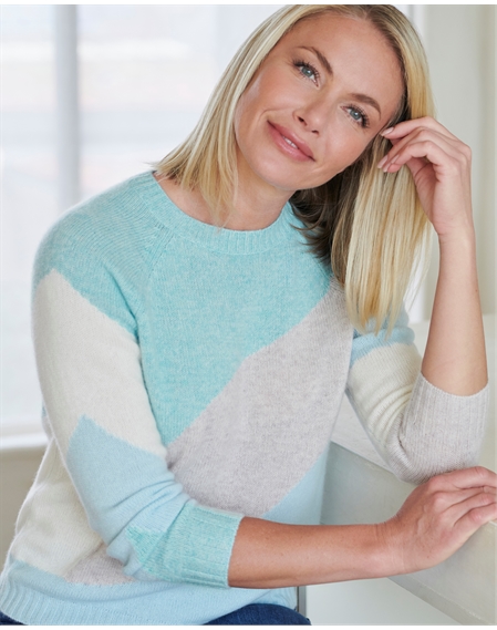 Cashmere Lofty Abstract Sweater