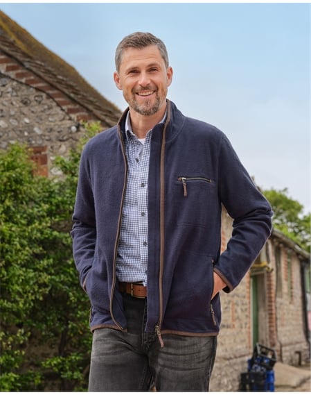 Organic Cotton Full Zip Fleece