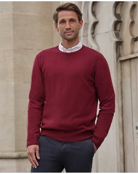 Mens Cashmere Crew Sweater