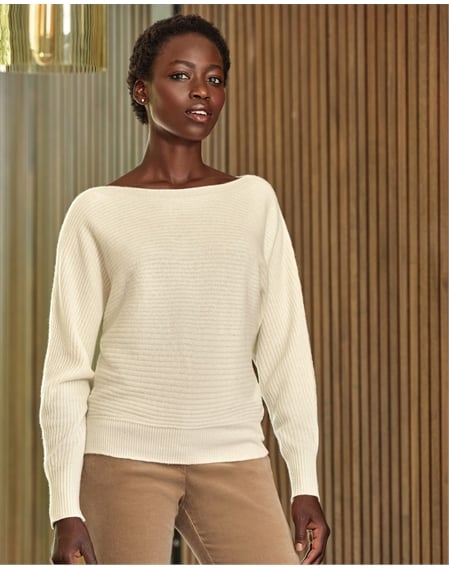 Cashmere Boat Neck Jumper