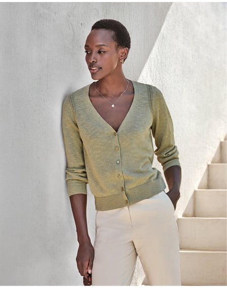 Cotton Linen Sparkle Cardi