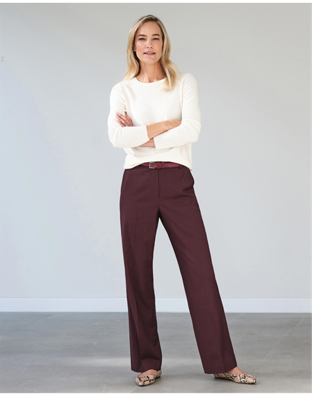High Waist Wide Leg Trousers