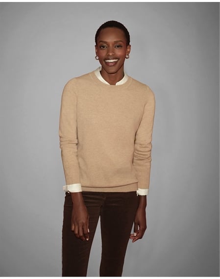 Womens Cashmere Boyfriend Sweater