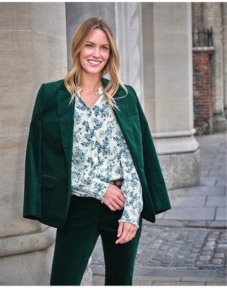 Washed Velvet Jacket