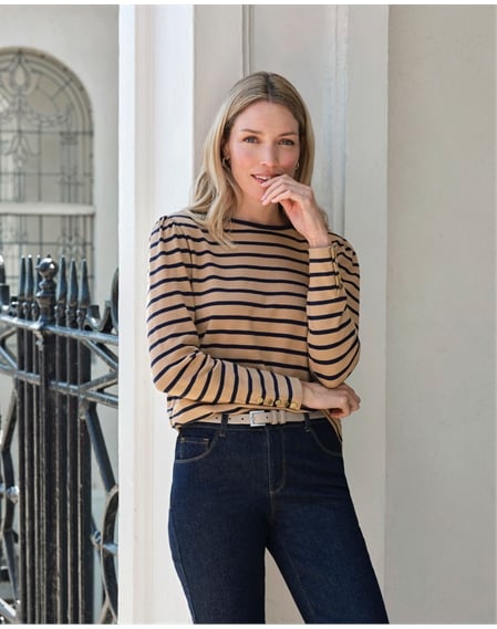 Button Sleeve Top