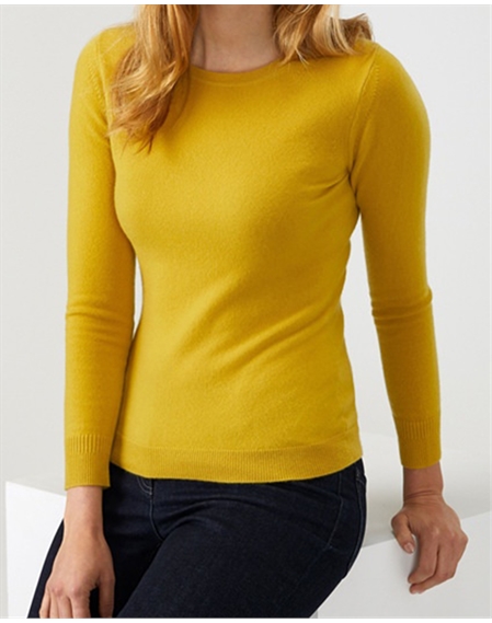 Cashmere Slim Fit Crew Neck Sweater