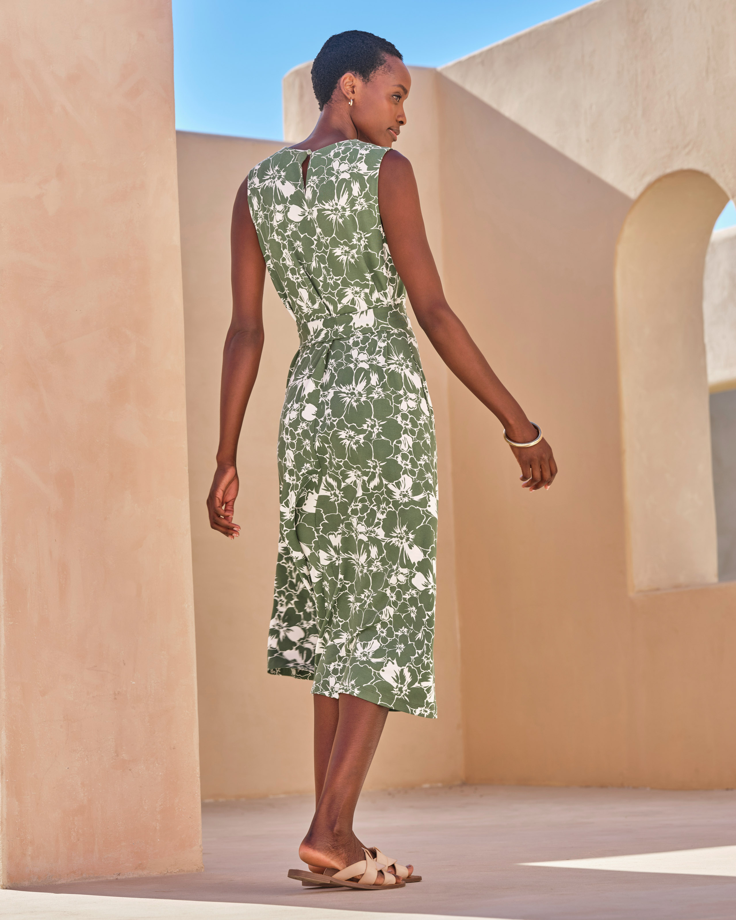 Flotie Dress - Khaki
