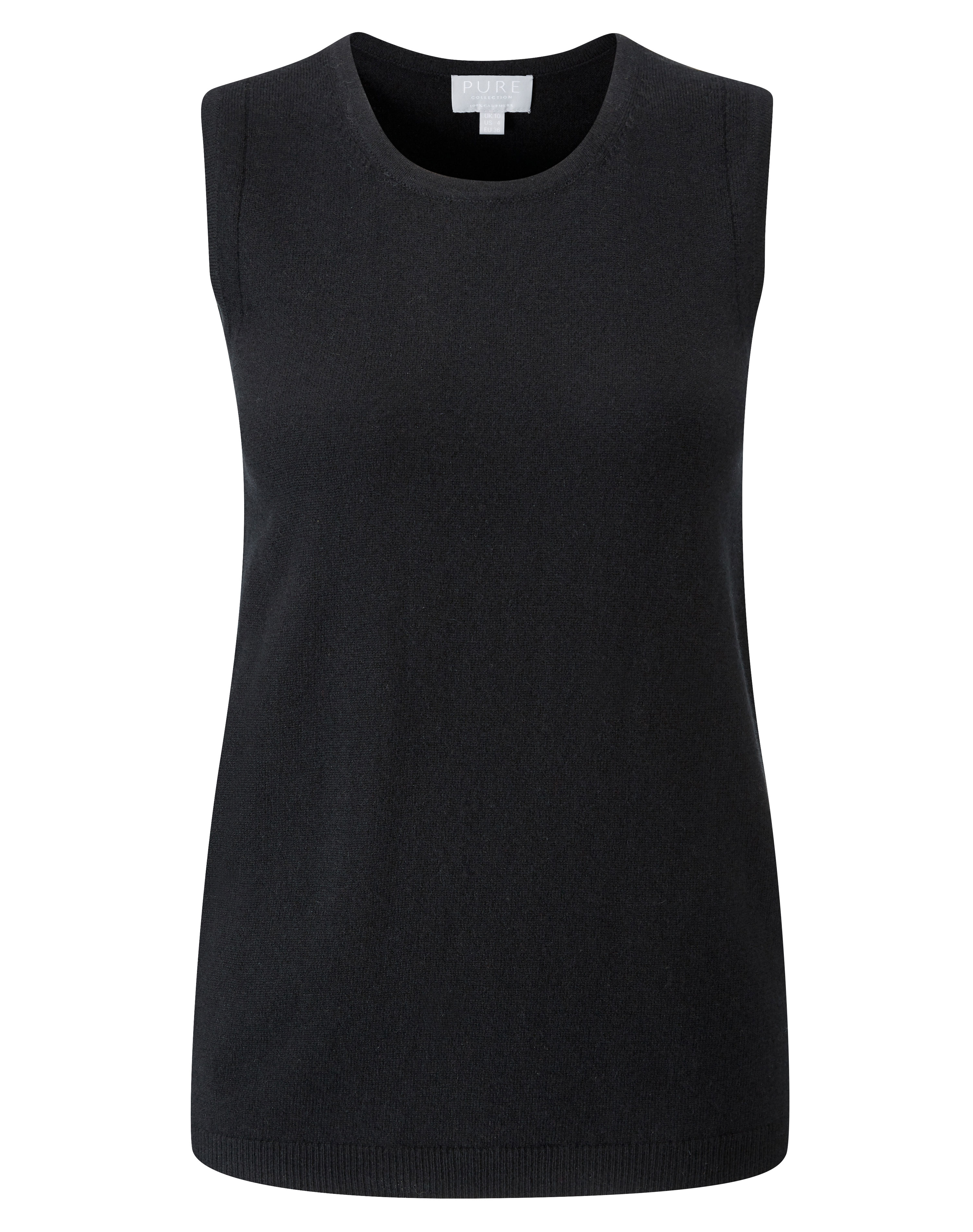 Black | Cashmere Tank | Pure Collection