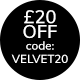20 off Velvet Jeans
