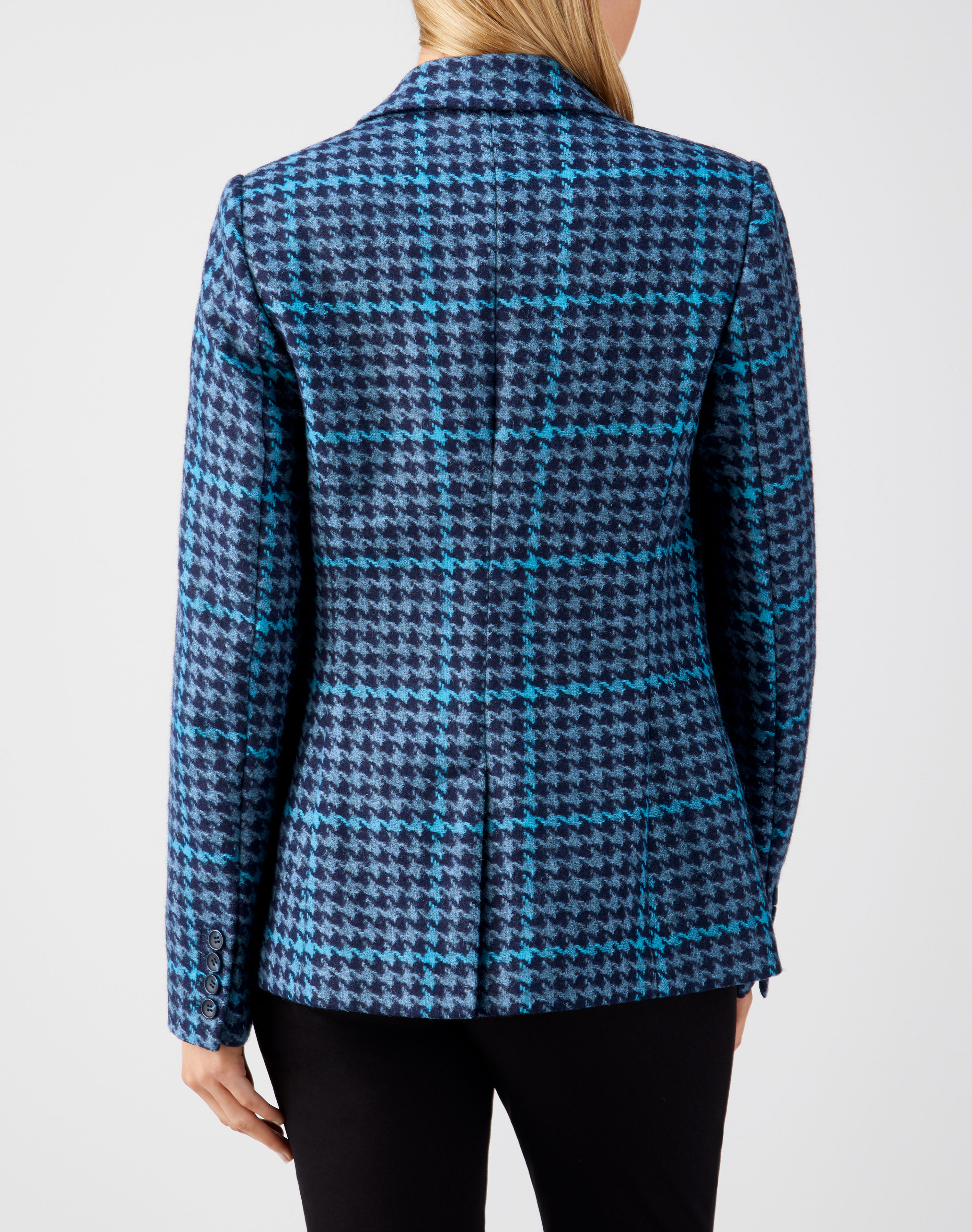 Blue Check Tailored Blazer Pure Collection