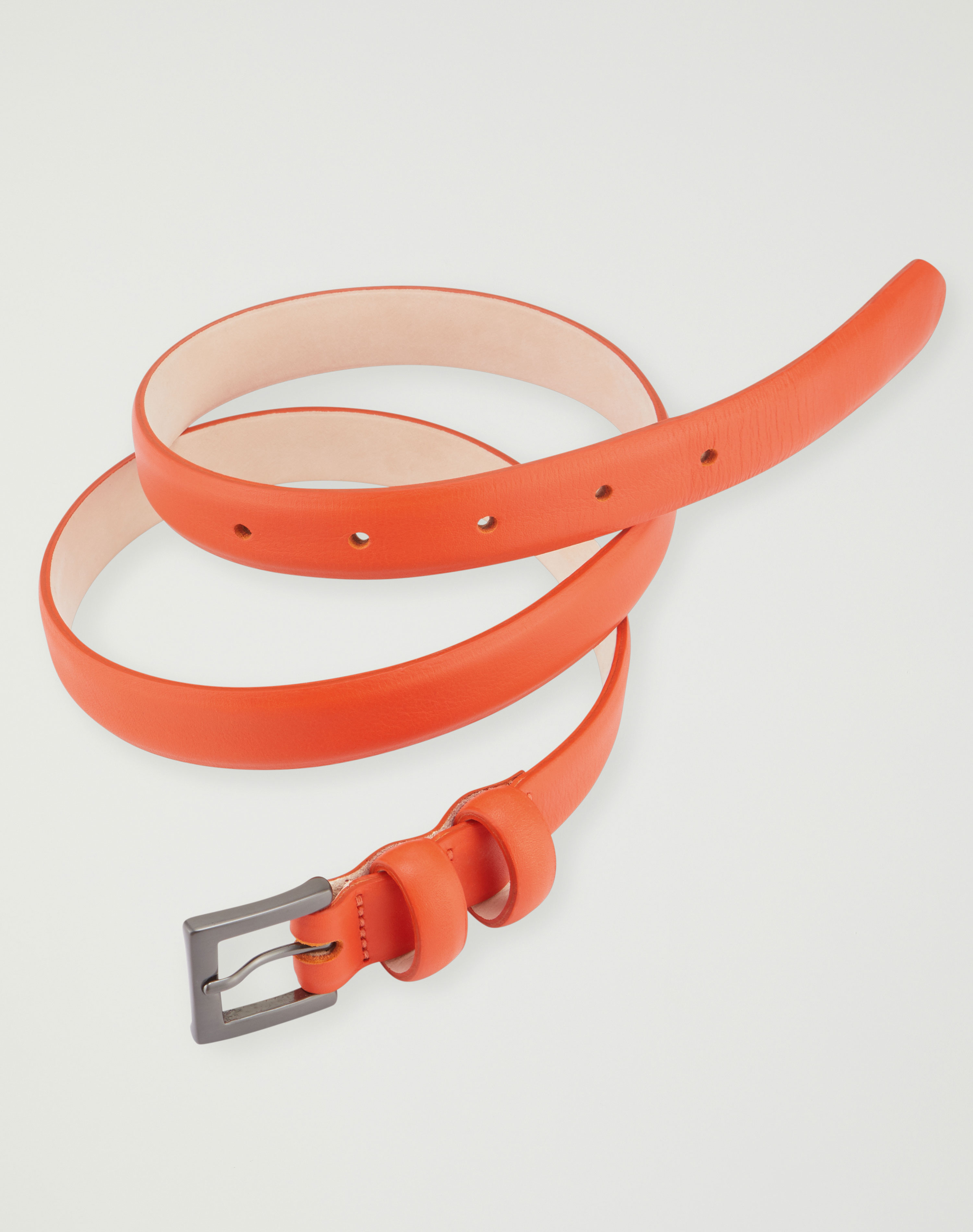 Coral Fancy Leather Belt Pure Collection