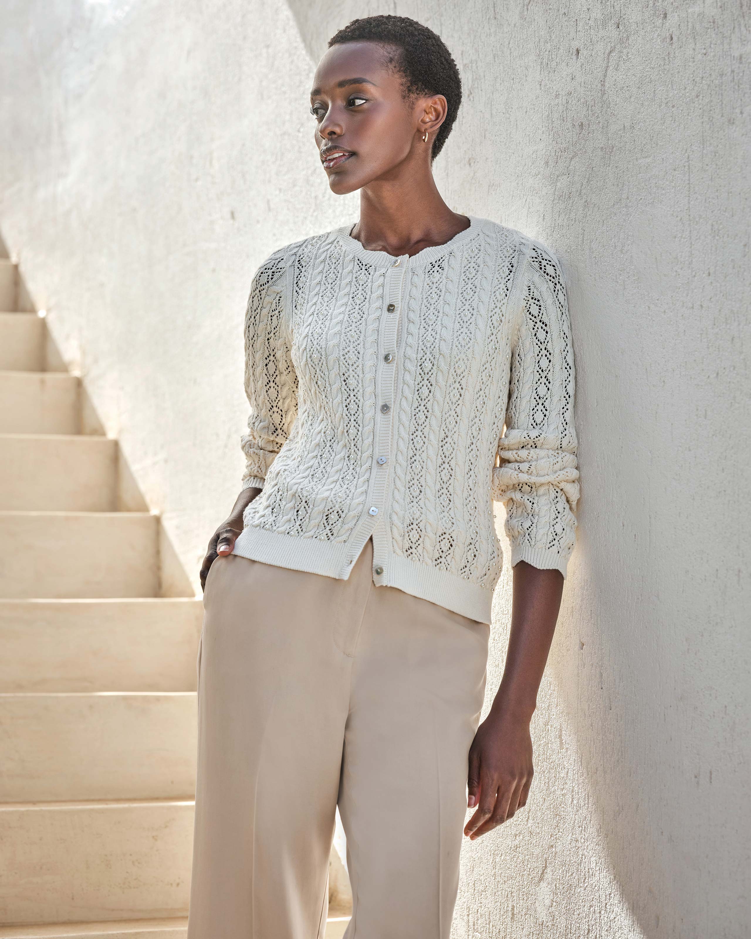Natural Living Cardigan | black pearl 078885-072183 main image 1