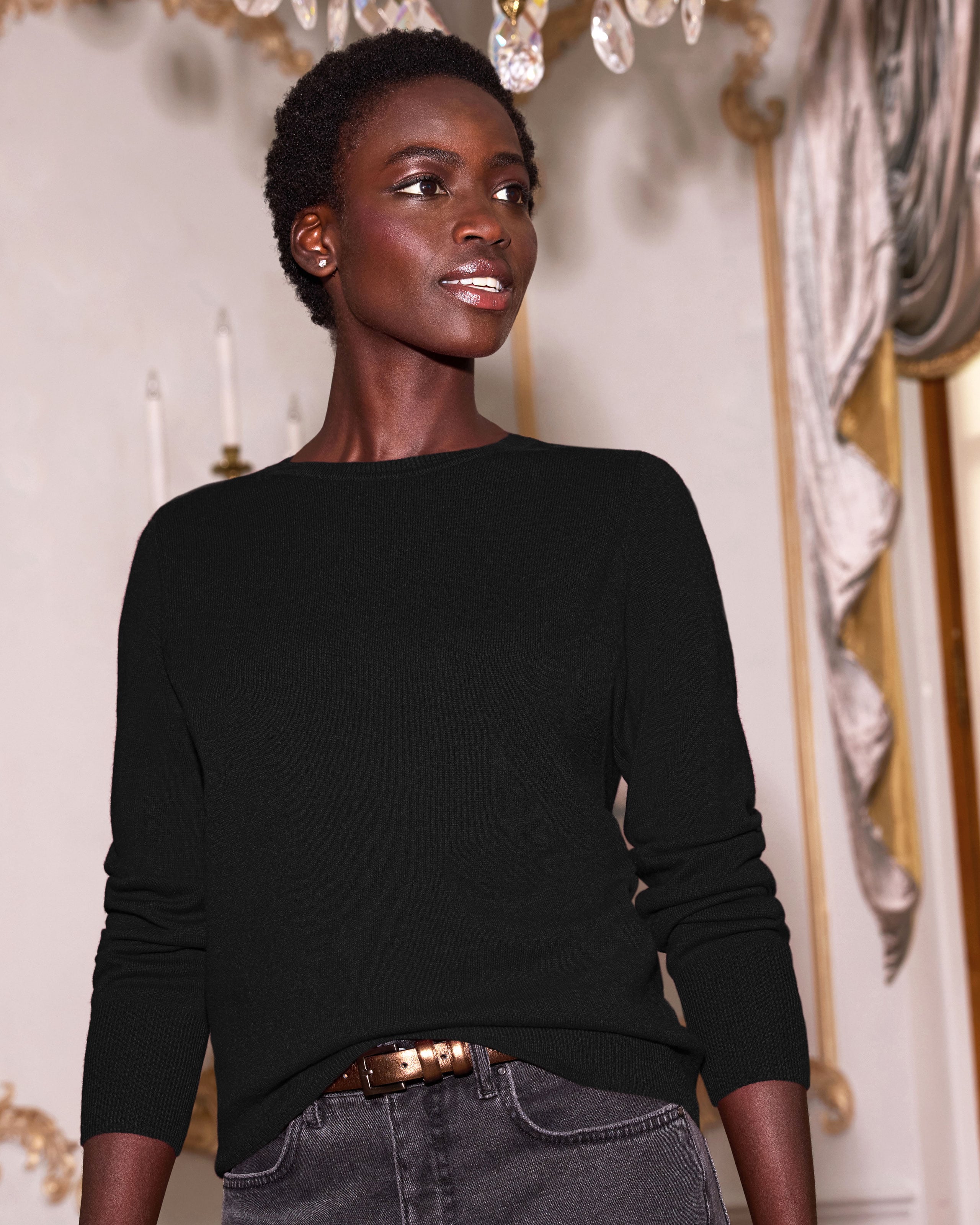 Black sweater main image 1