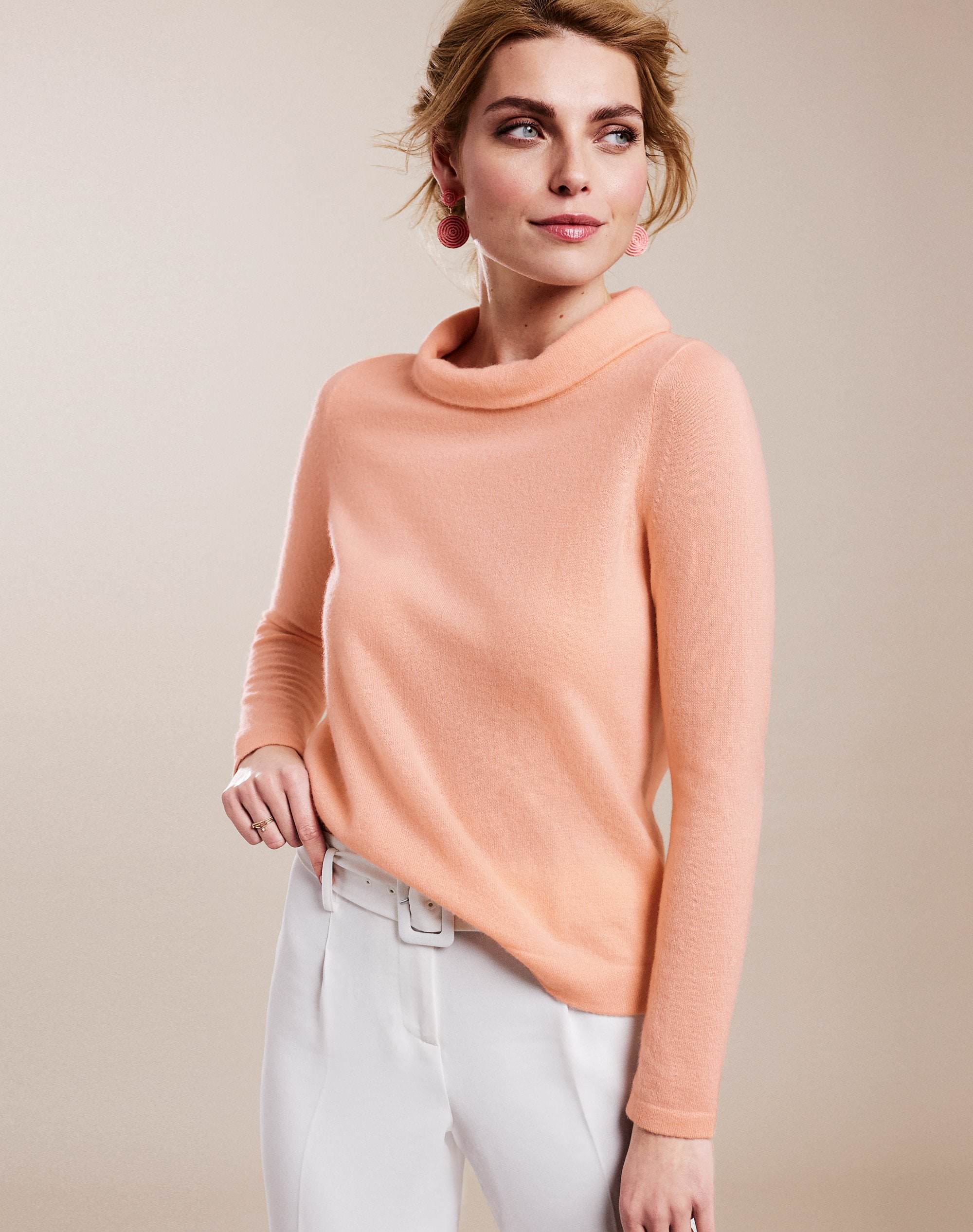 cashmere bardot sweater