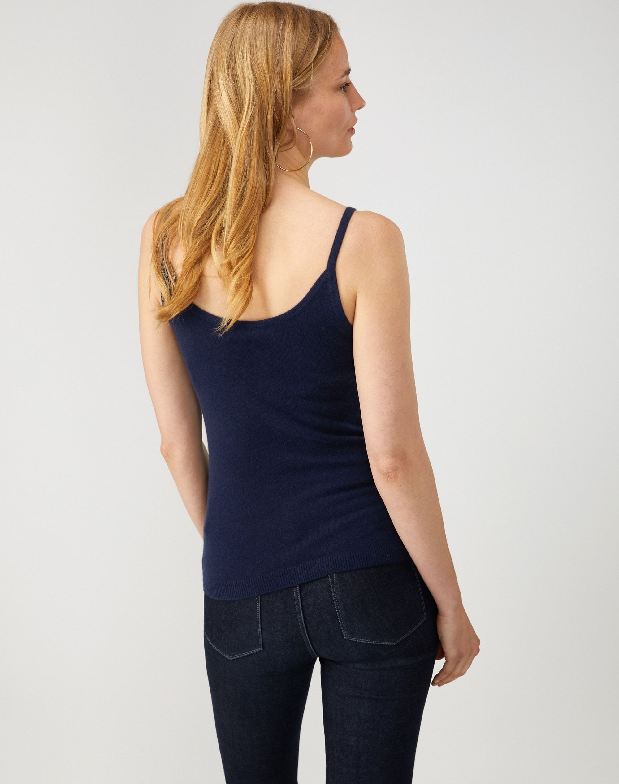 Navy | Cashmere Camisole | Pure Collection