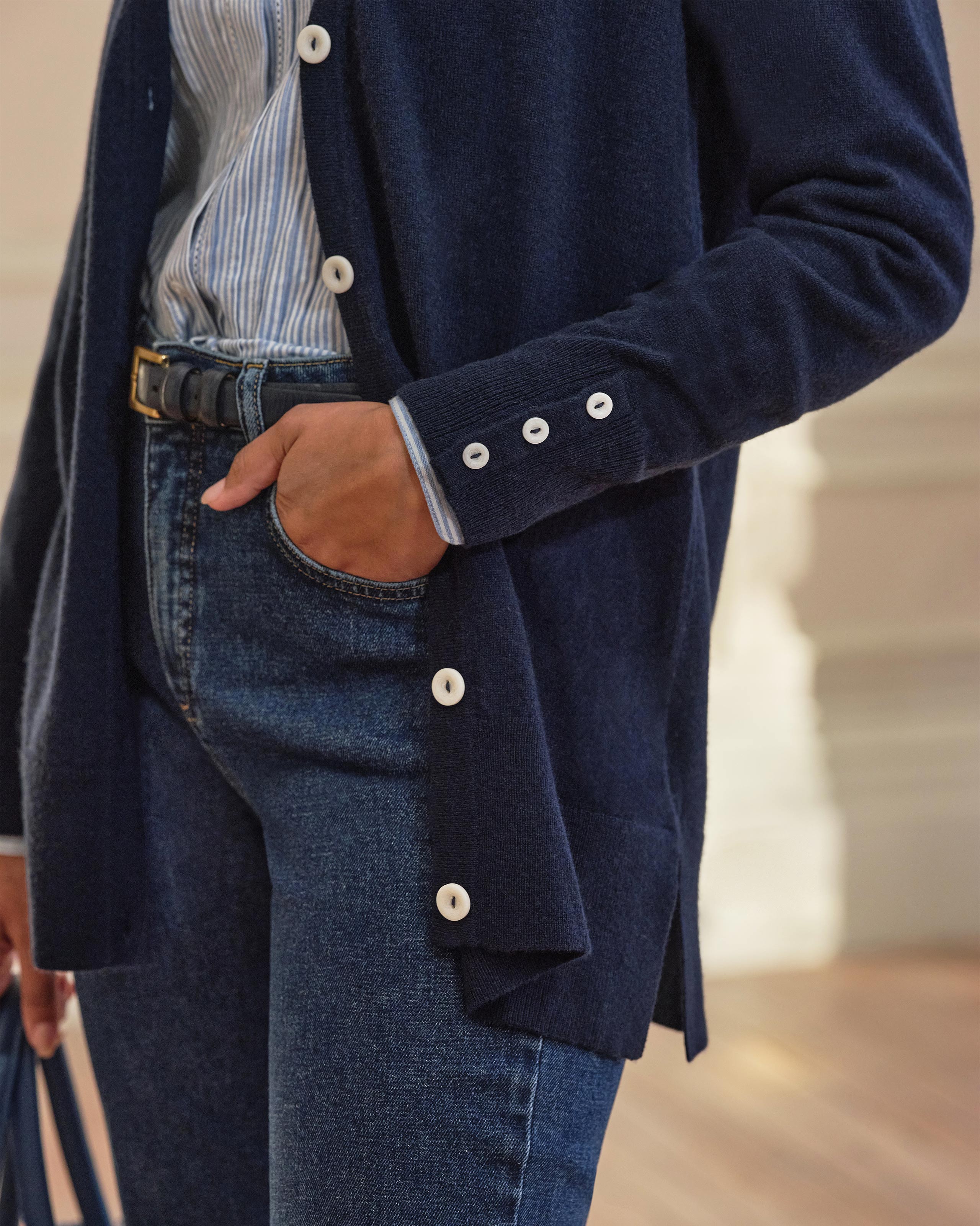 Payton Cuff Sleeve Cardigan