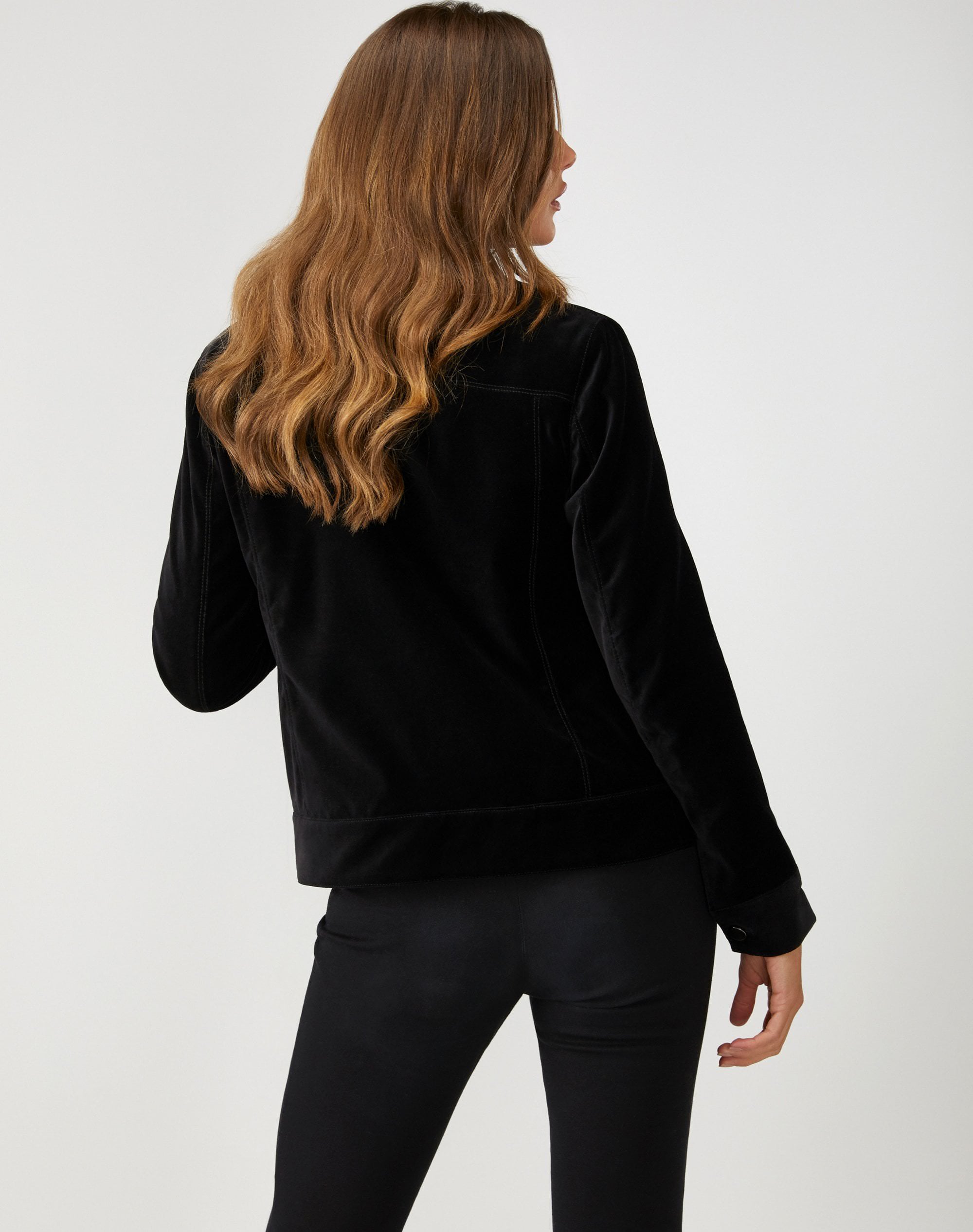 Black Velvet Jacket Pure Collection