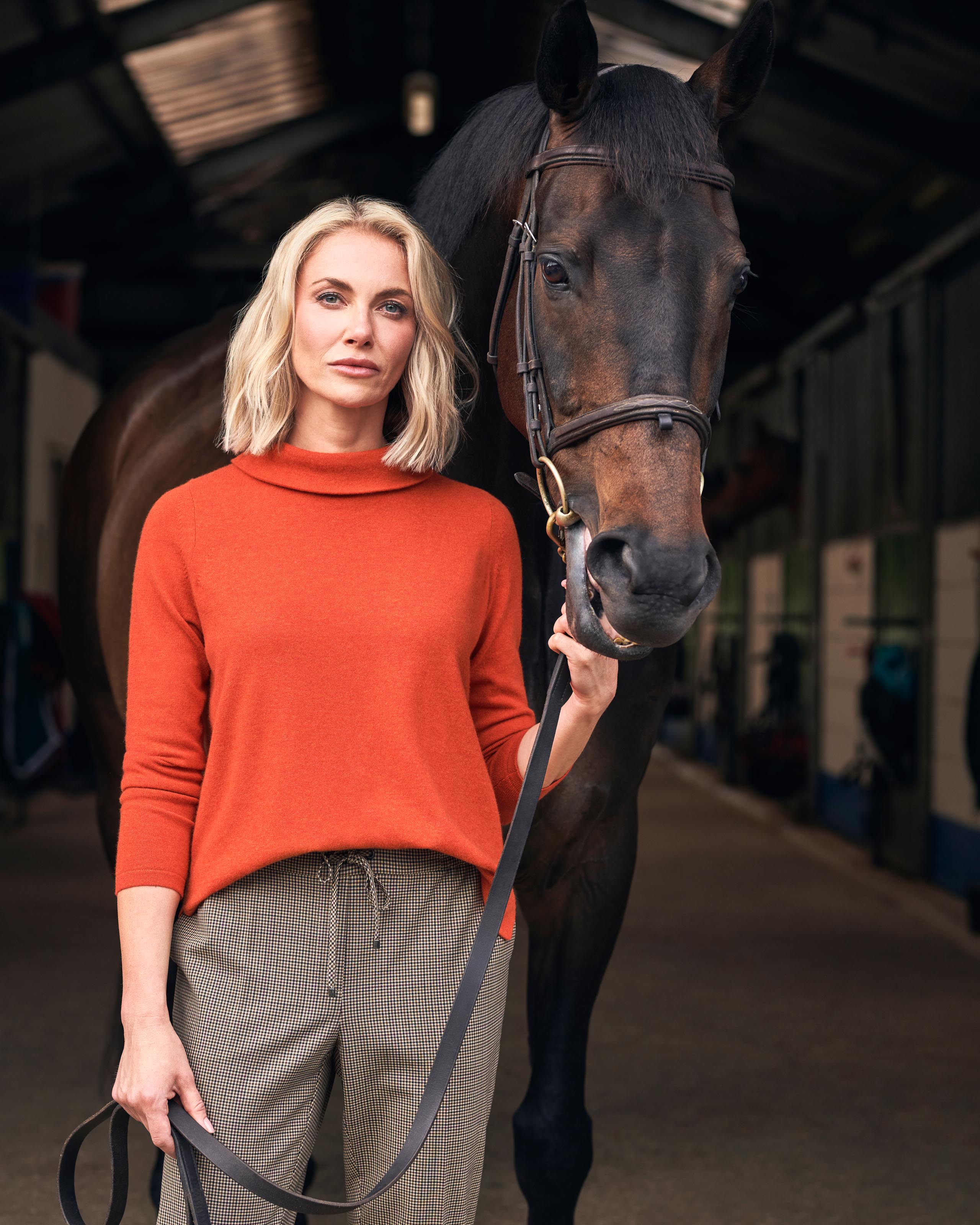 cashmere bardot sweater