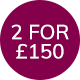 Mix & Match - 2 for £150 Cashmere Scarves. Offer applies to selected styles only.