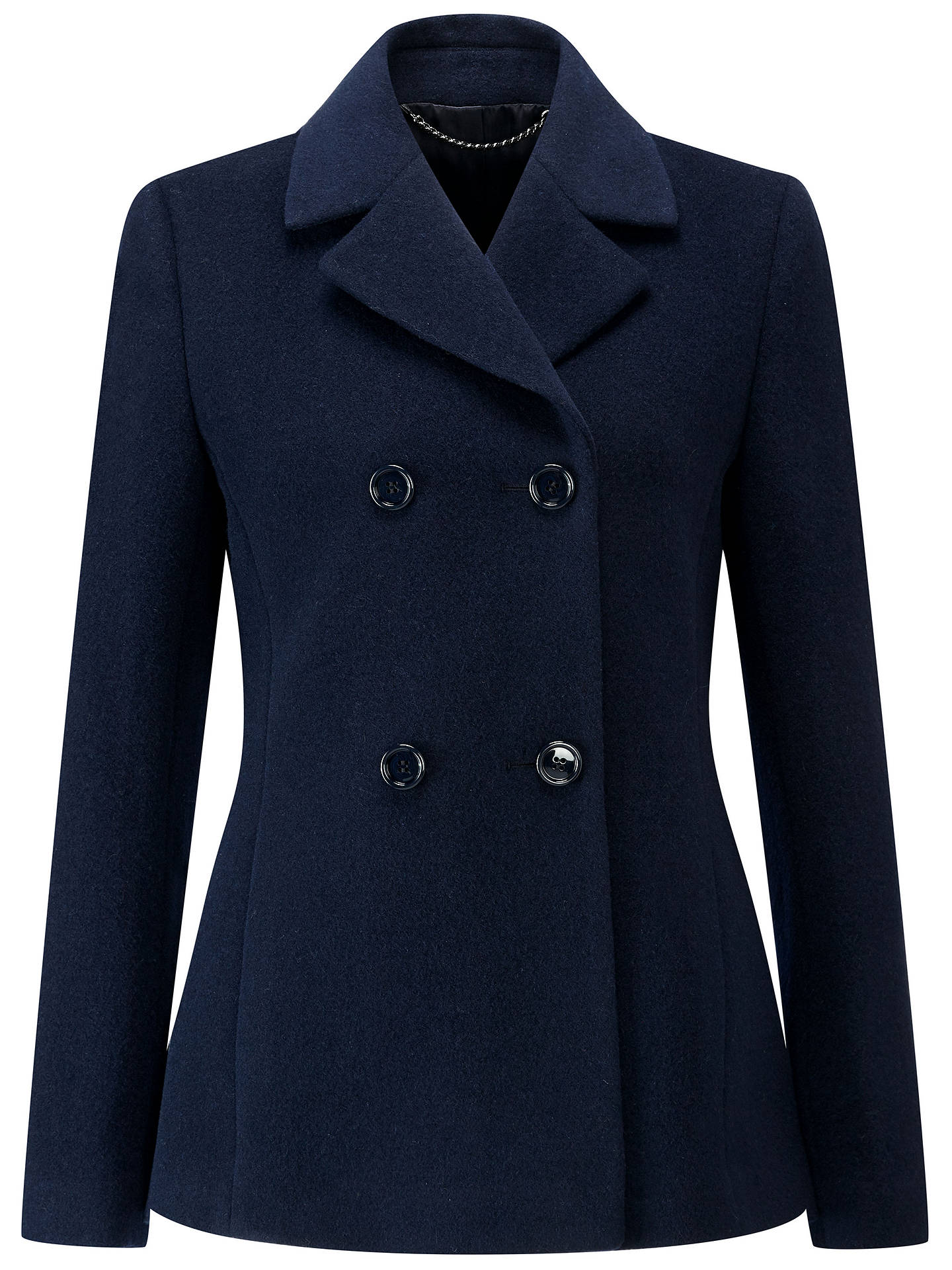 Navy | Wool Peacoat | Pure Collection