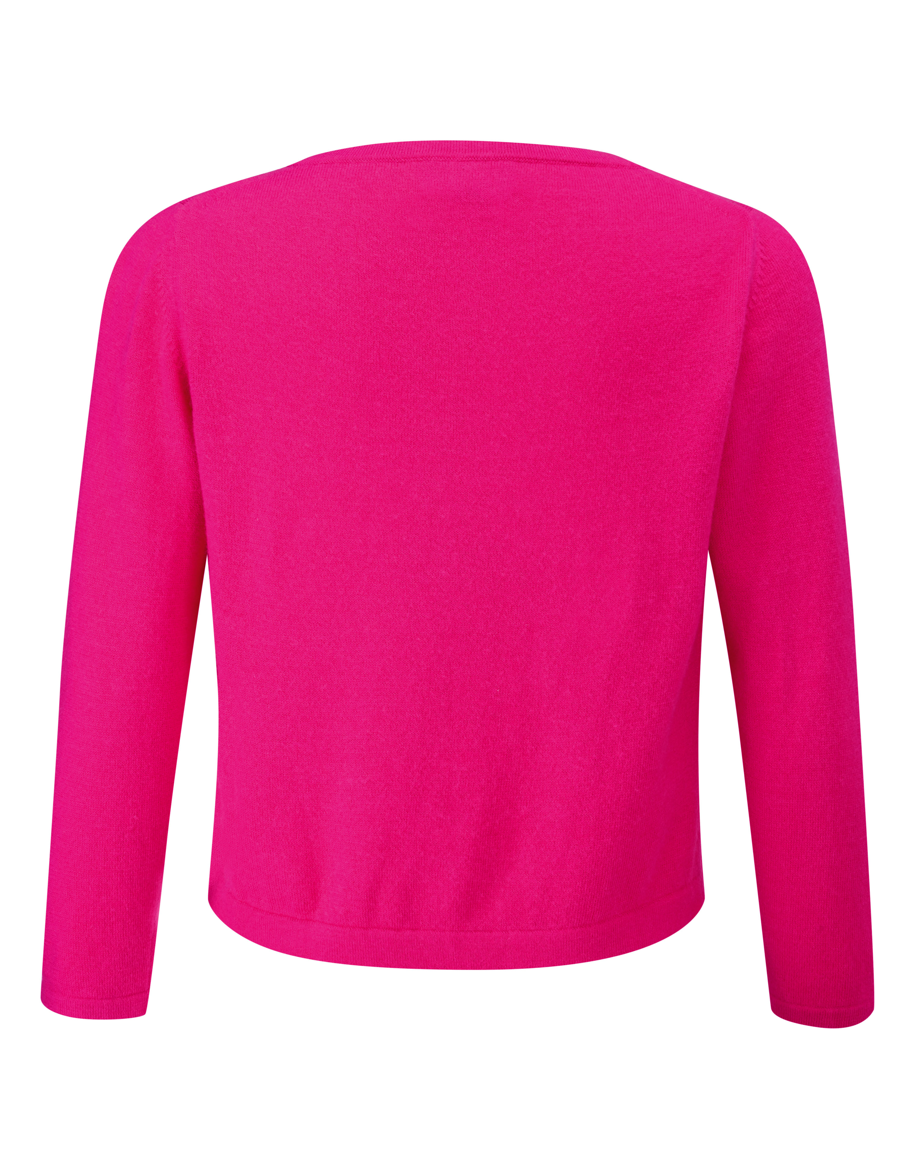 Hot Pink One Button Cardigan Pure Collection
