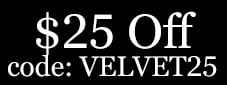 Washed Velvet Jean in Black