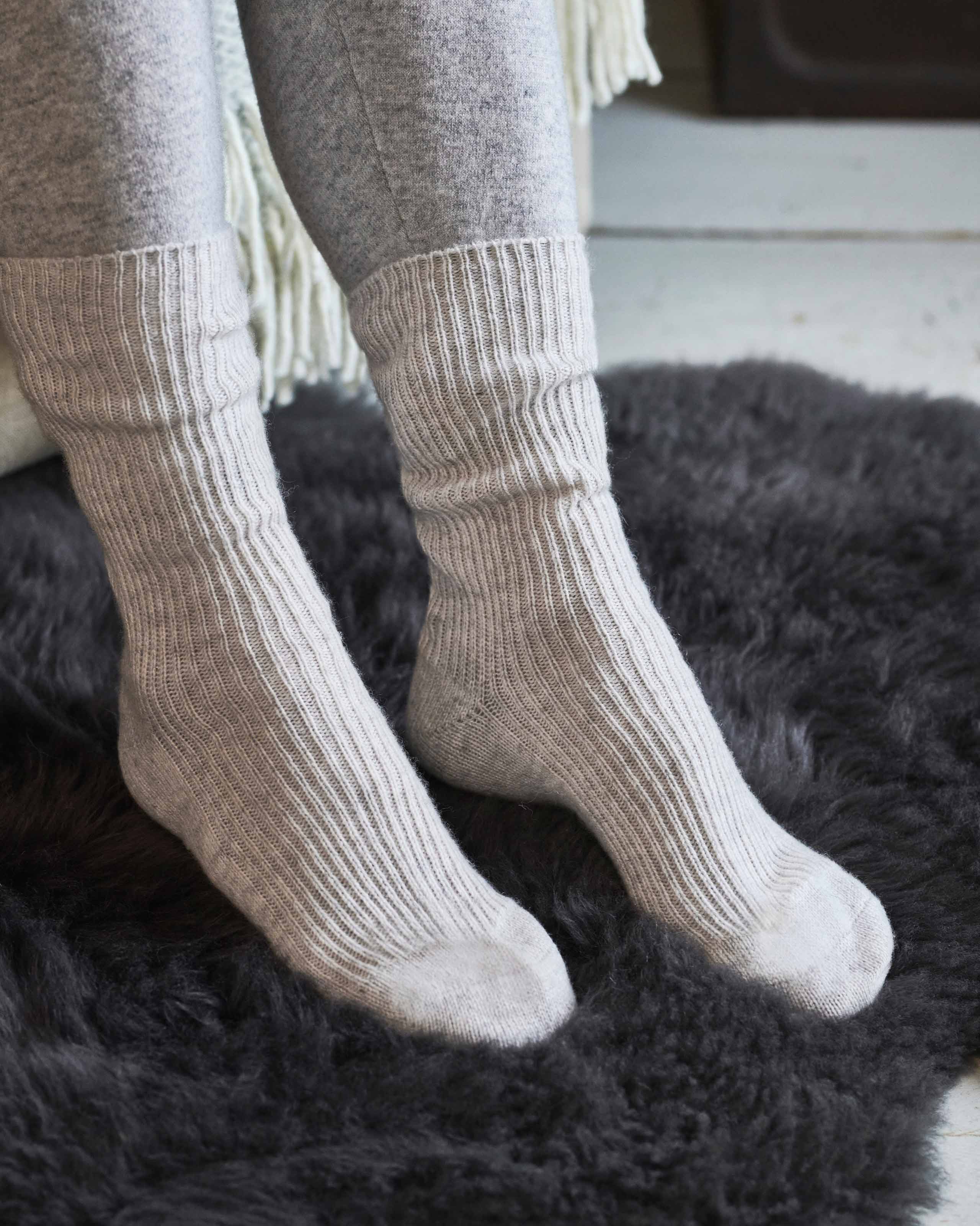 Luxury Sheepskin Slippers and Cashmere Socks | Pure Collection